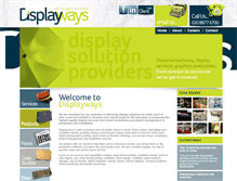 Tablet Screenshot of displayways.co.uk